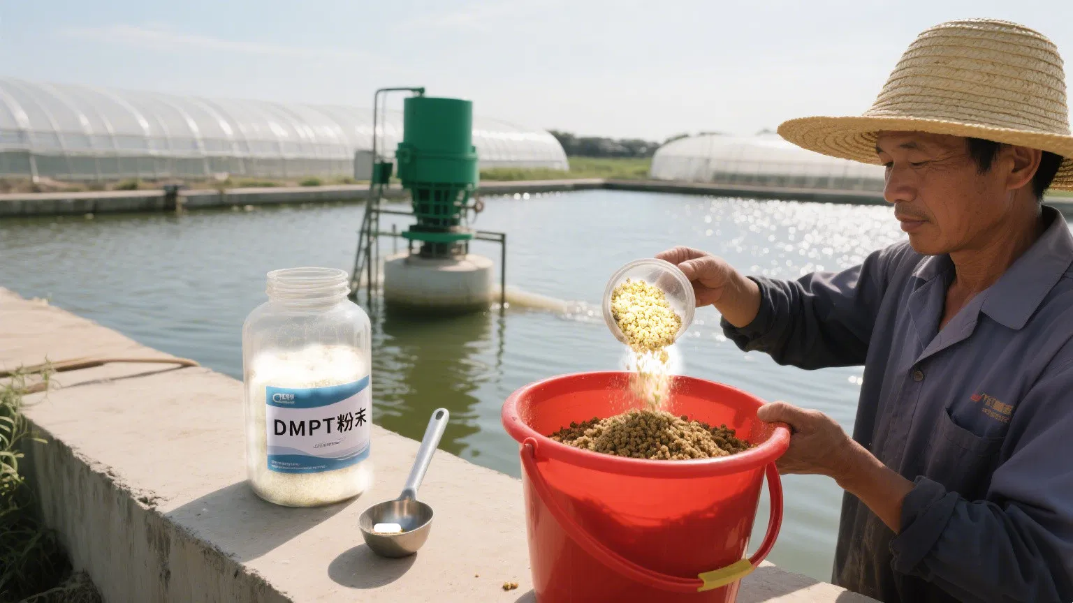 Feed Additive Dmpt Aquatic Fish and Shrimp Feeding and Growth Promoting Agent Livestock and Poultry Breeding Nutritional Supplement