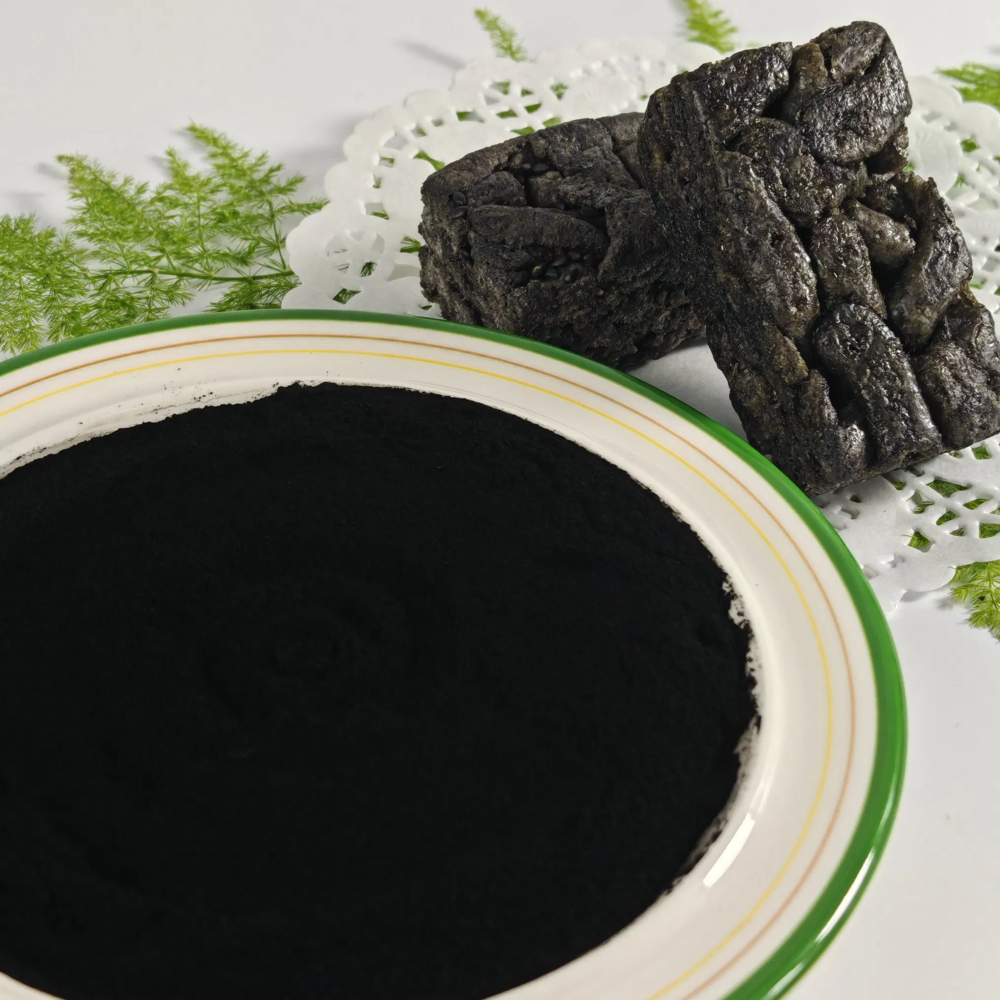 Sufficient Supply 8000 Mesh Activated Carbon Black Food Additive for Hamburger