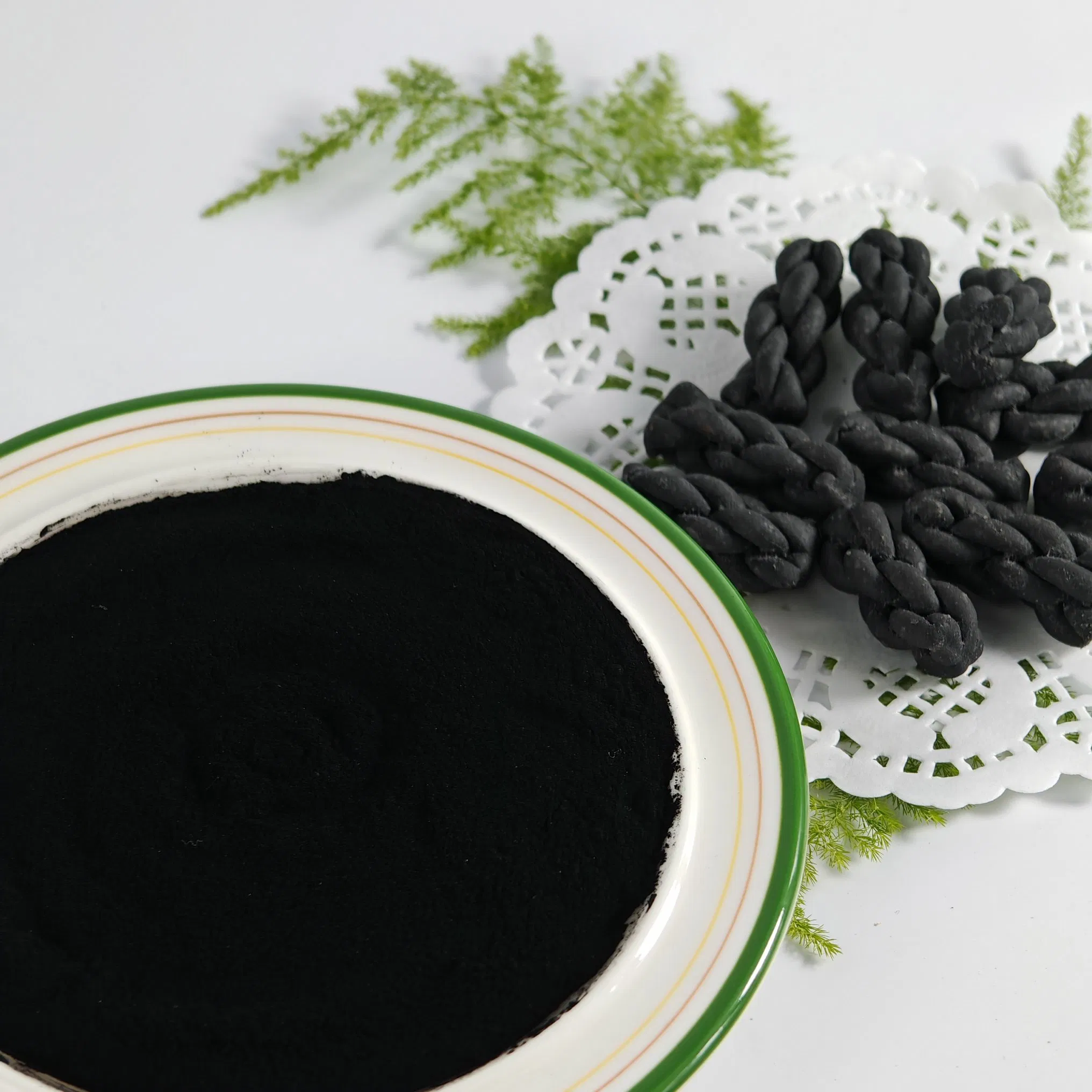 Sufficient Supply 8000 Mesh Activated Carbon Black Food Additive for Hamburger