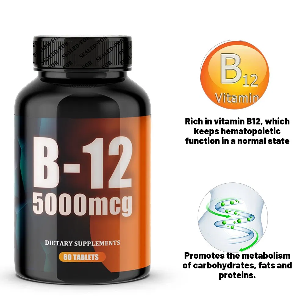 Vitamin B12 5000mg Tablets Dietarty Supplement Accelerate The Metabolism of Fat and Protein Powder