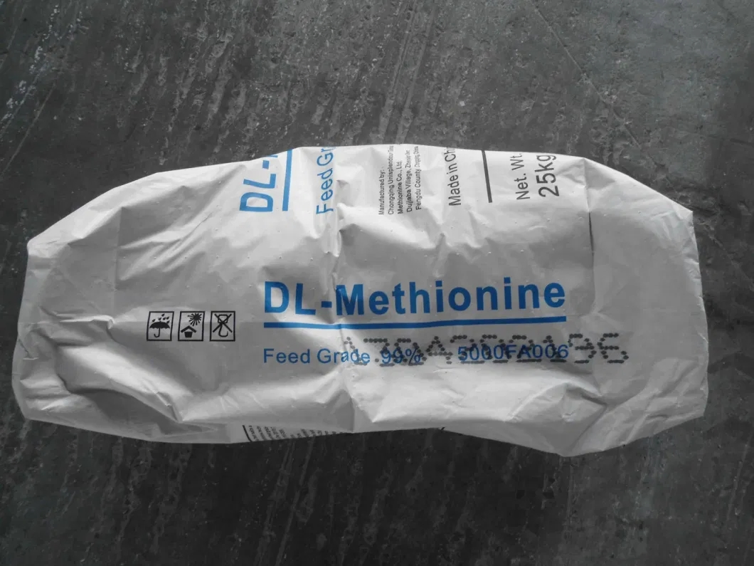 Factory Supply Dl-Methionine 99% Feed Additive for Poultry