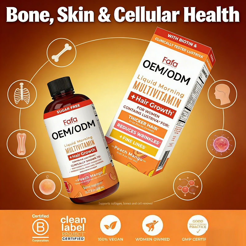 Multivitamin Complex Oral Liquid Supplement with Vitamin B12 Boost