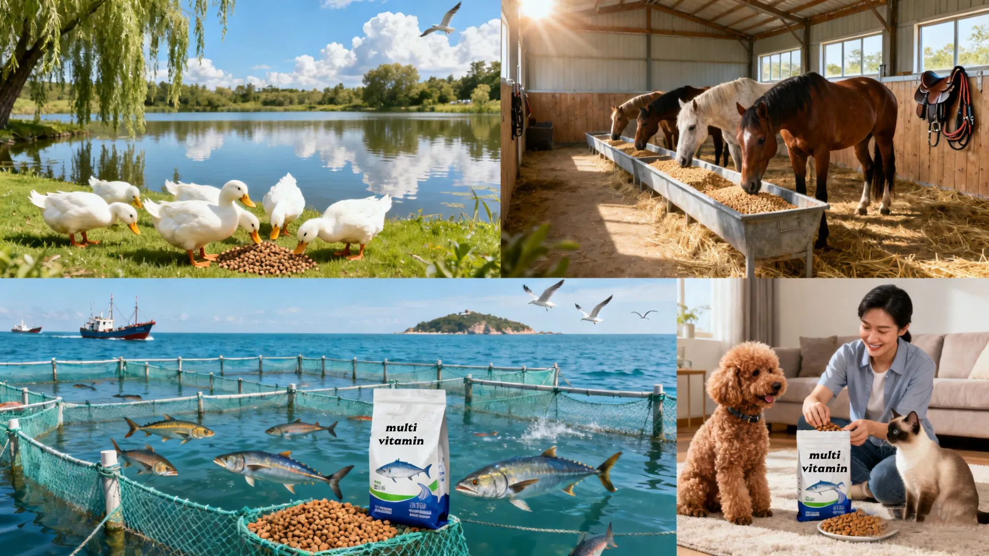 Duck Feed Additive Vitamin Premix for Breeding Ducks and Duckling Vitality