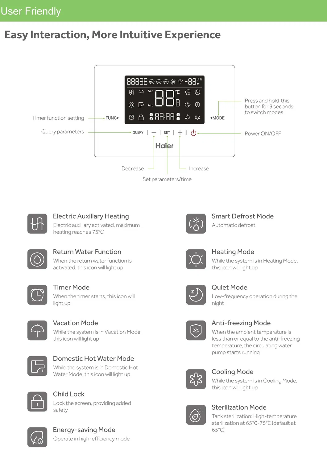 Heat Pump Specifications