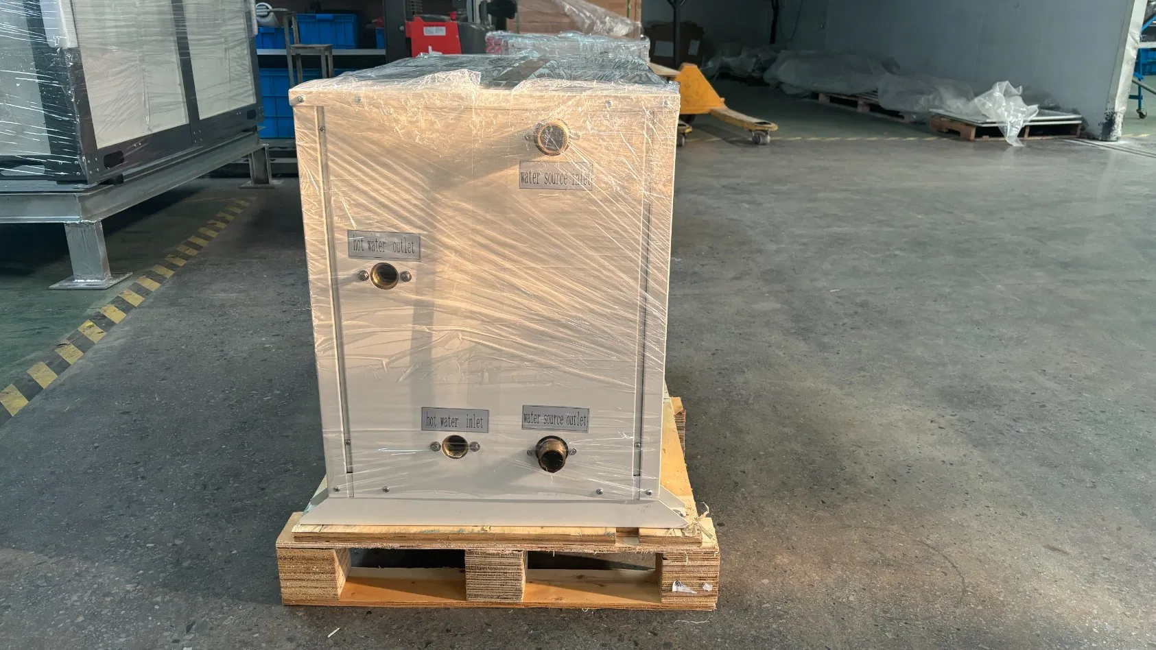 Low Gwp Eco-Friendly R515b Refrigerant High Temperature Water Source Heat Pump for Factory Hot Water Recovery