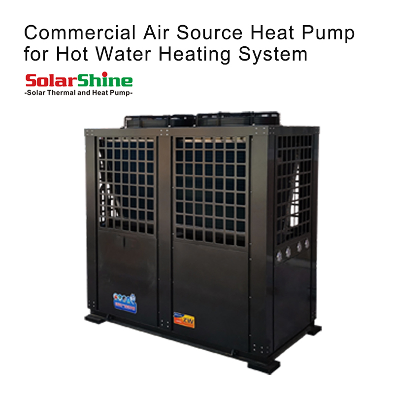 Commercial CO2 Heat Pump R32/R410 Refrigerant Air Source Heat Pump Air to Water Inverter Commercial Heat Pump Water Heater
