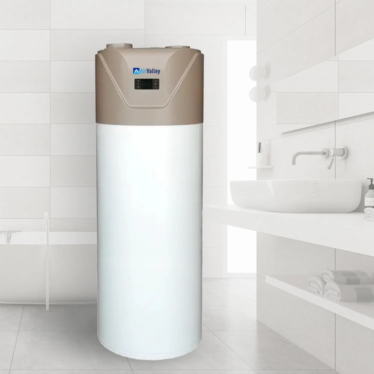 R290 All in One Air Source Heat Pump Water Heater 200L Wholesale Price