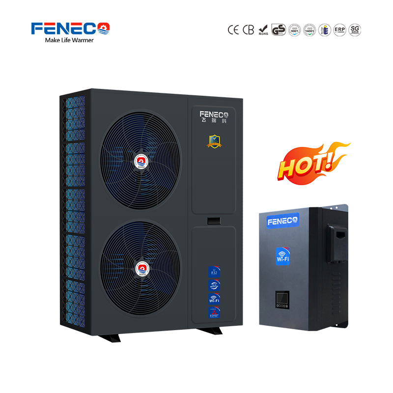 24kw DC Inverter Air Source All in One Split Heat Pump for Heating Cooling and Constant Hot Water Supply