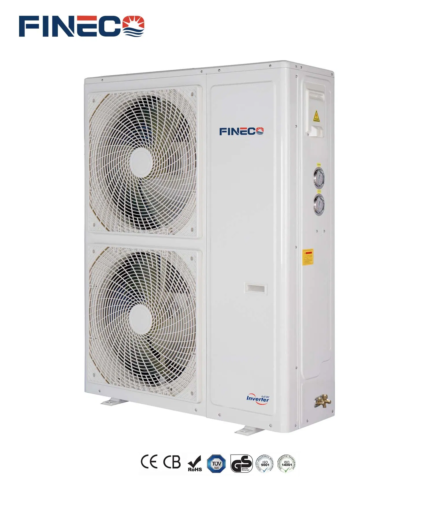 Split Type Air Source Heat Pump with DC Inverter Panasonic Compressor and DC Inverter Motor
