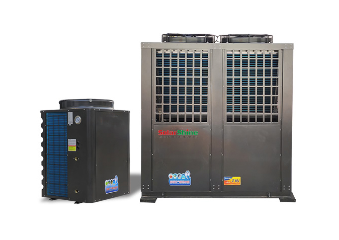 Commercial CO2 Heat Pump R32/R410 Refrigerant Air Source Heat Pump Air to Water Inverter Commercial Heat Pump Water Heater