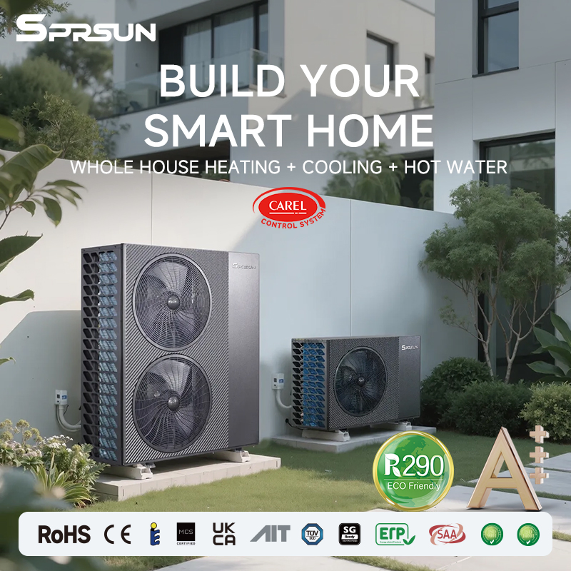 OEM/ODM Hot Water WiFi APP Household R290 Air to Water Heat Pump