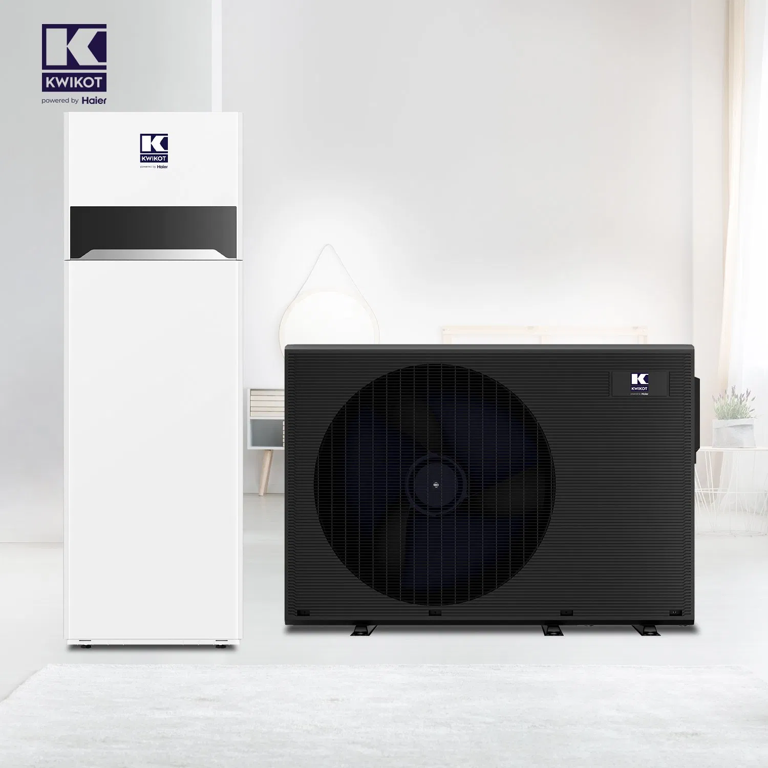 Best Heat Insulating High Cop Hot Water Heating and Cooling Domestic Systems 12kw 230V R290 DC Inverter All in One Heat Pump Dhw