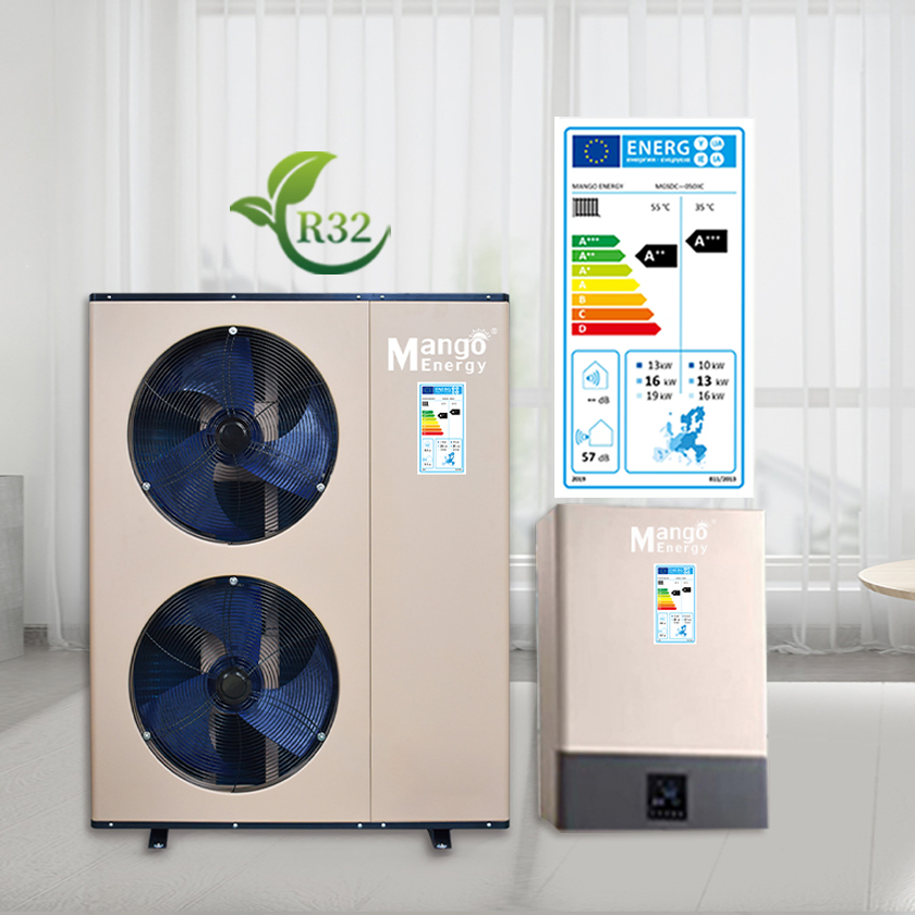 a+++ Mango DC Inverter Split Type Air to Water Heat Pump Water Heater Hot Water Heat Pump