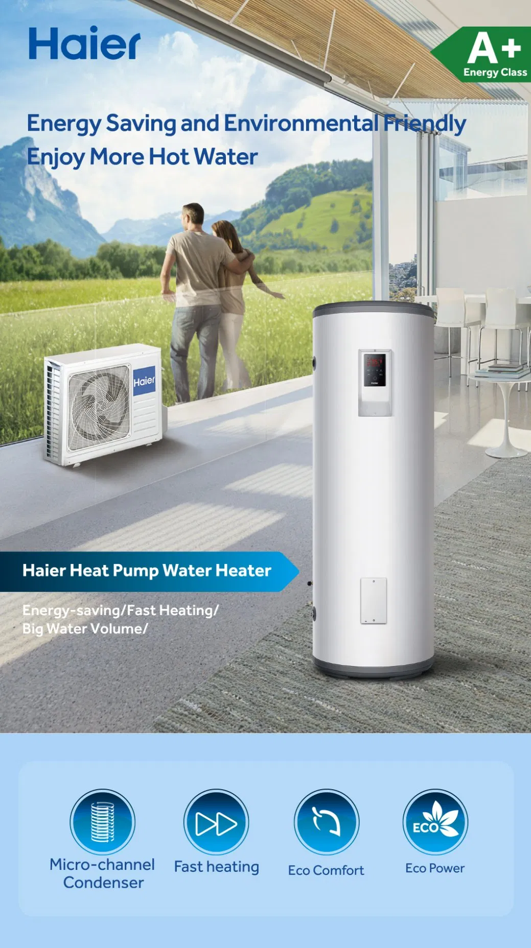 Smart Domestic DC Inverter Heat Pump