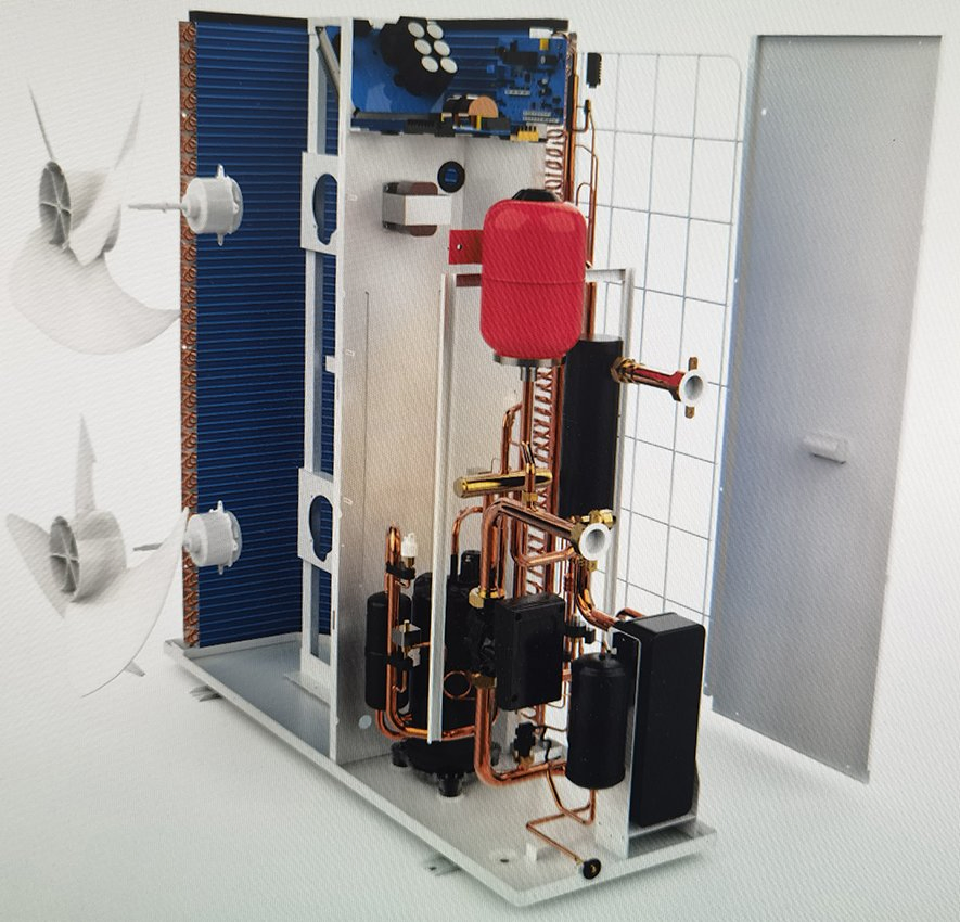 Mango Energy Space Cooling Heating Dhw Monoblock Multifunction Evi Air to Water Heat Pump