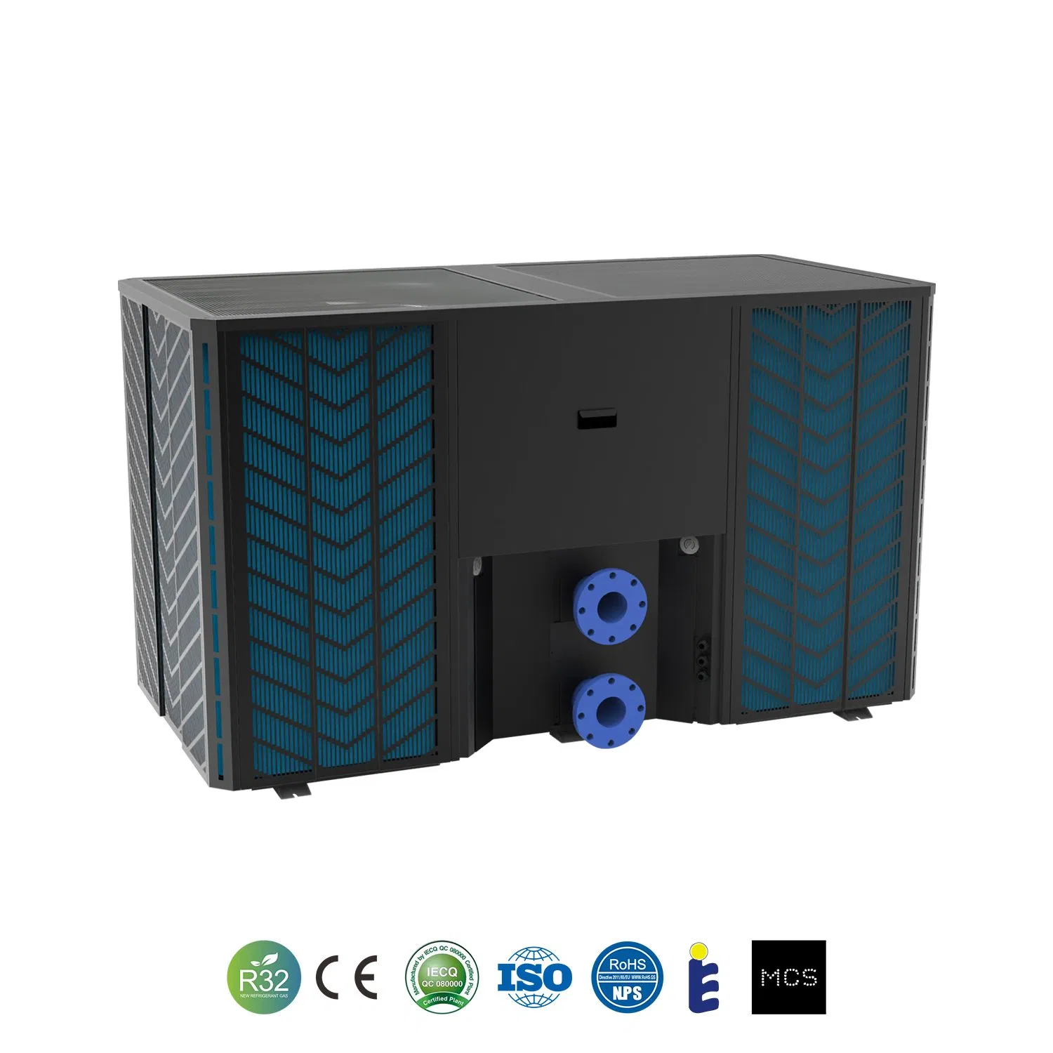 China Heat Pump Water Air to Commercial Swimming Pool Heater with CE