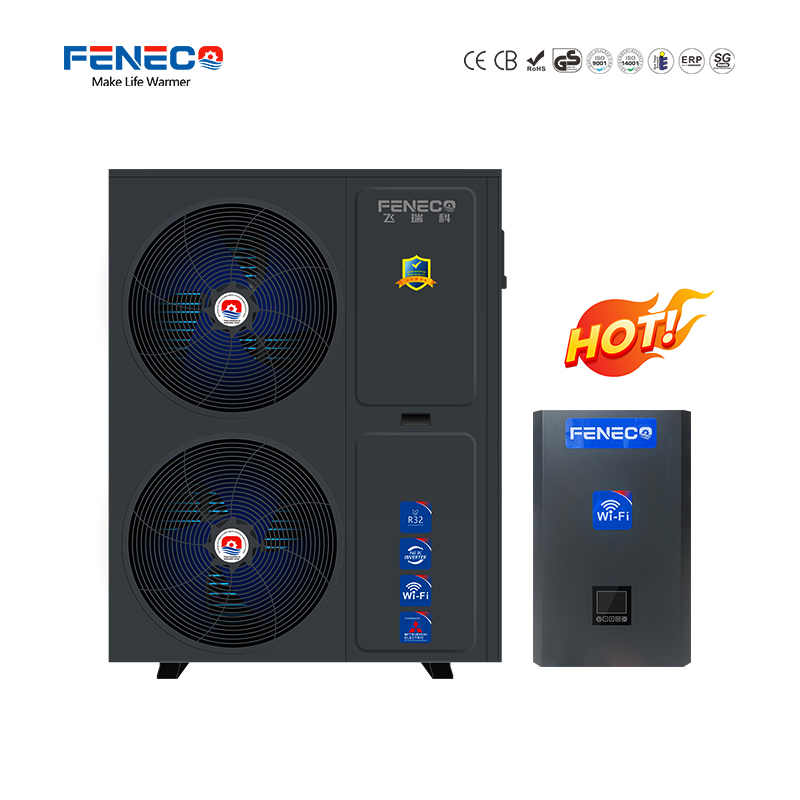 Multifunction DC Inverter Air Source Heat Pump Split Type for Heating and Hot Water and Cooling