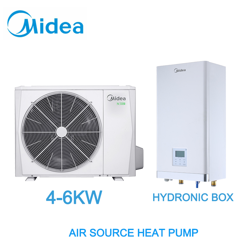 Midea 10kw 11kw Floor Heating Hot Water All in One Air Source Heater DC Inverter Air to Water Heat Pump Water Heater Heater Pump