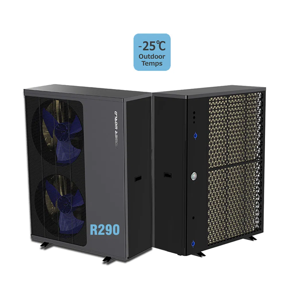 WiFi Control 5 Inch LCD Display New Energy Air Heat Pump