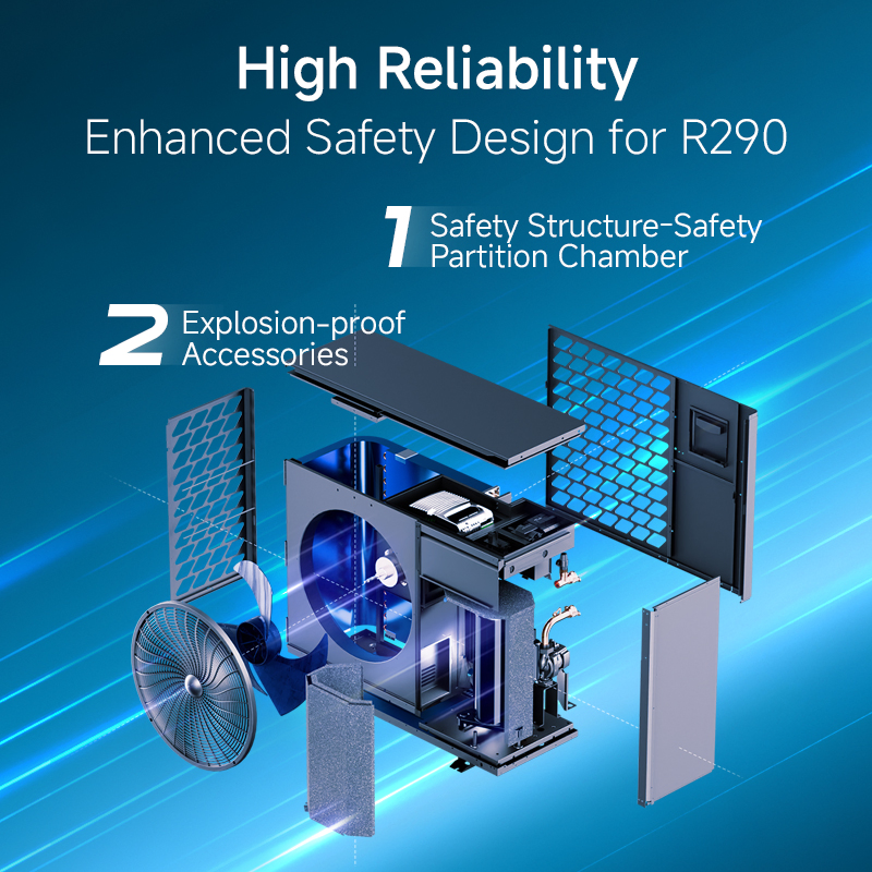 Factory Air Source 9-18kw WiFi Air to Water Heat Pump Water Heater