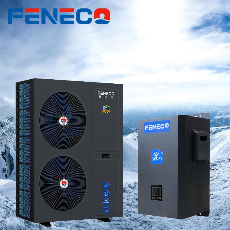 Multifunction DC Inverter Air Source Heat Pump Split Type for Heating and Hot Water and Cooling