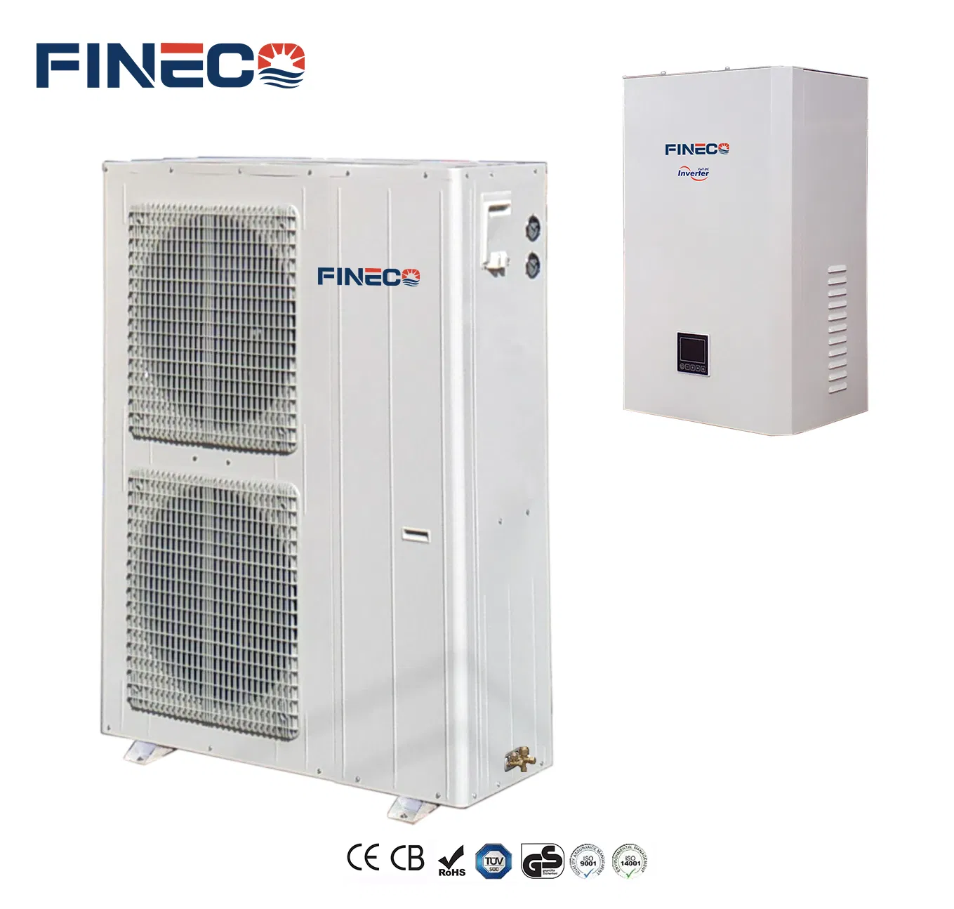 DC Inverter Multifunction Air to Water Split Heat Pump for Room Heating/Cooling/ Sanitary Hot Water