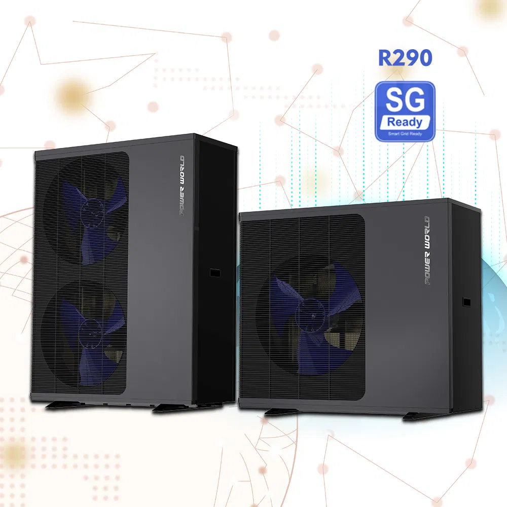 Customized Ultra Silent R290 Propane Monoblock Air Water Heat Pump