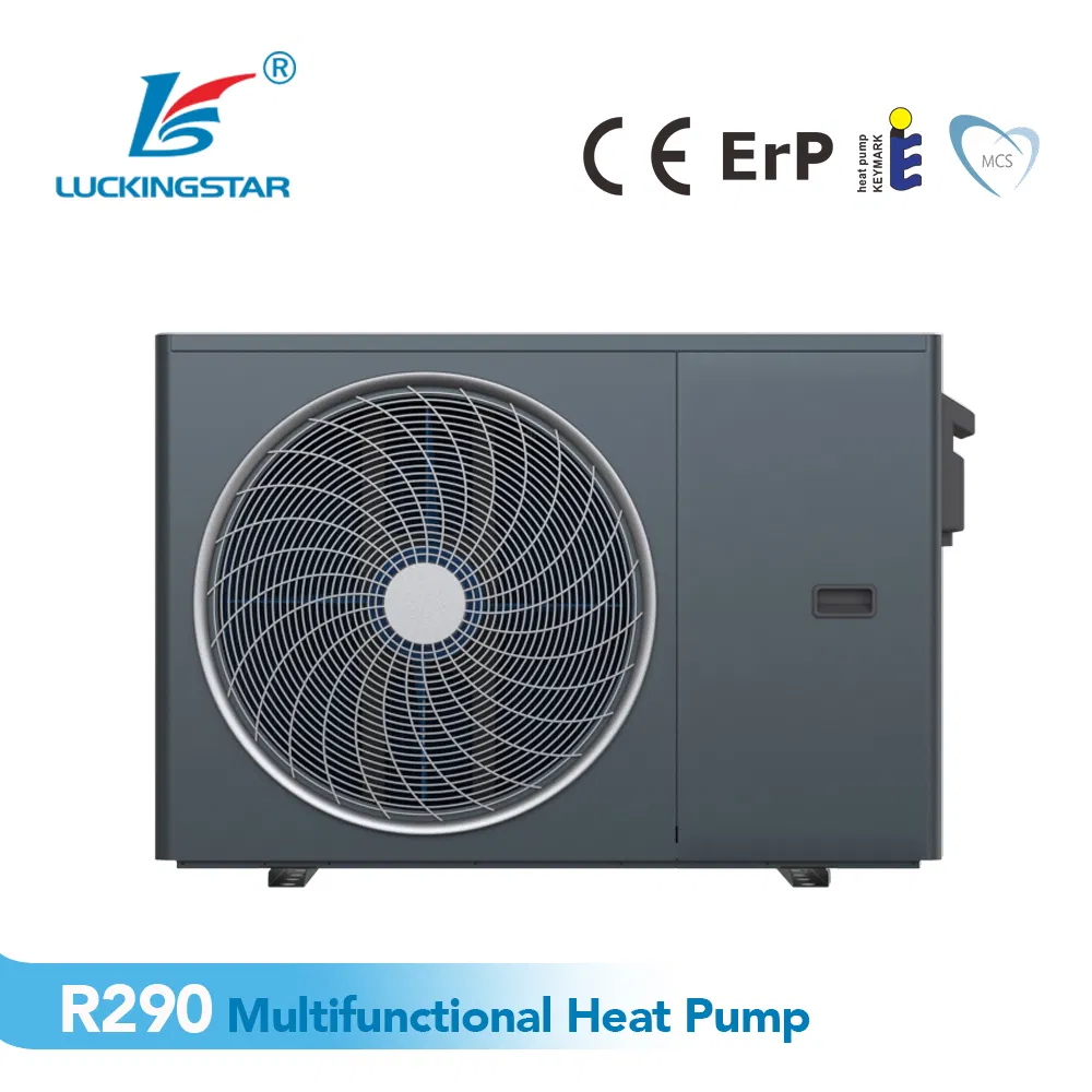 Multifunctional Propane Refrigerant Air to Water Monoblock DC Inverter R290 Heat Pump