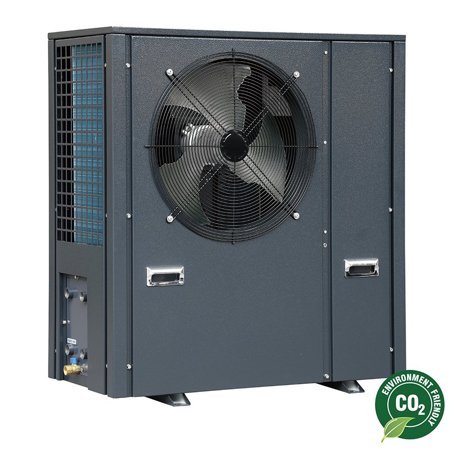 Energy Saving Room Heating Air to Water Heat Pump with CO2 Refrigerant