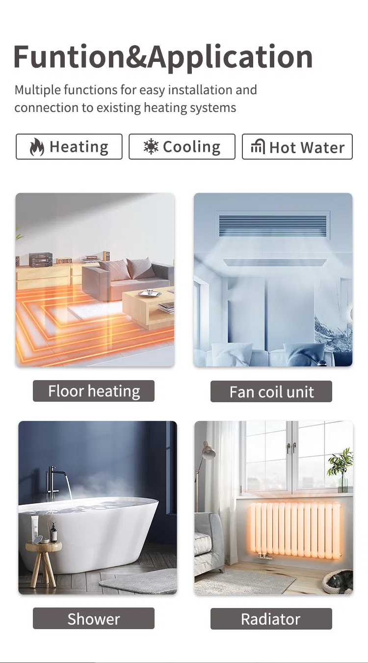 Monoblock ERP a+++ Heating Cooling and Hot Water Heat Pump with WiFi