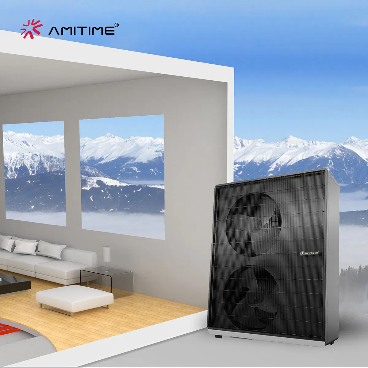 R290 a+++ New Energy &nbsp;Air to Water DC Inverter Heat Pump heater