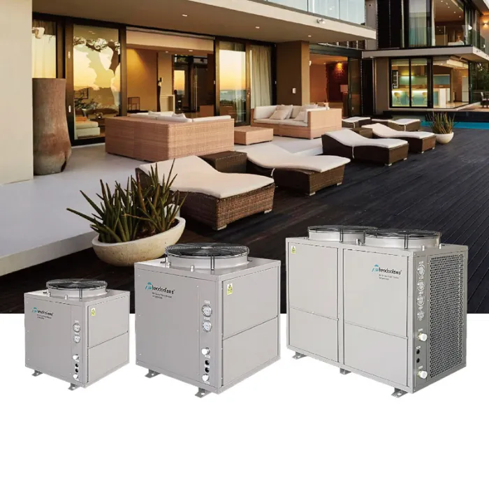 Commercial Air to Water Heat Pump Heating Water High Cop Water Heater