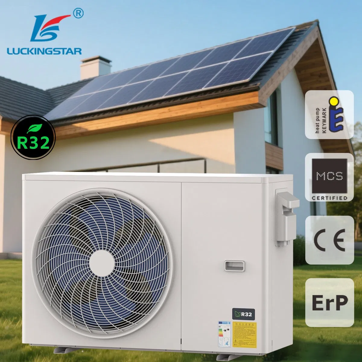 Customized Smart Defrost R32 Air to Water Heating and Cooling 4 in 1 Multi Function Heat Pump