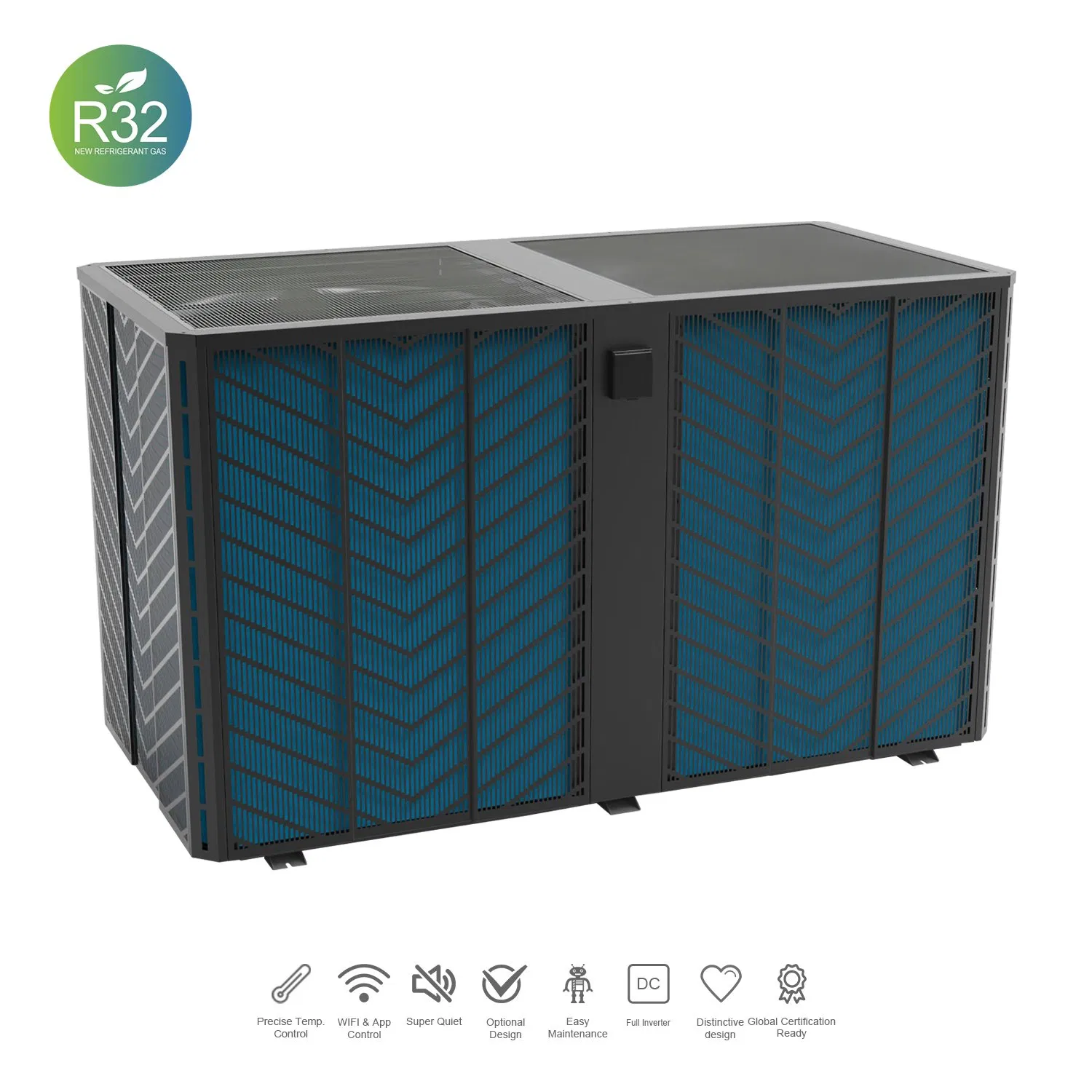 Commercial Swimming Pool Heat Pump Water Heater with ERP a++