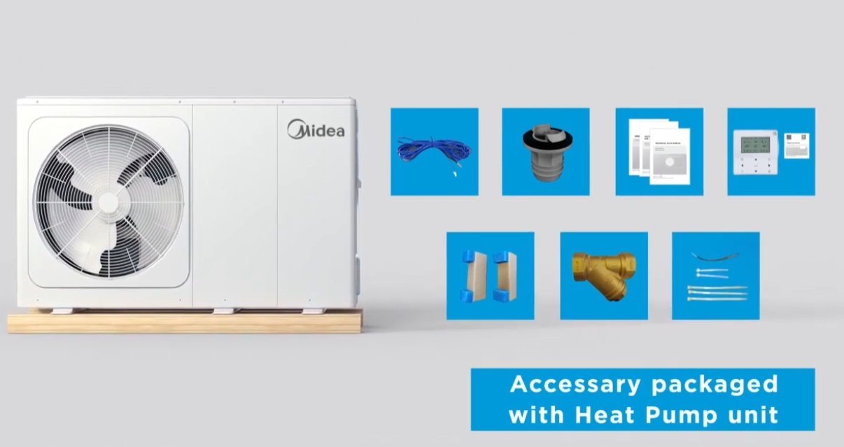 China High Quality a+++ WiFi DC Inverter Split Type Air to Water Heat Pump