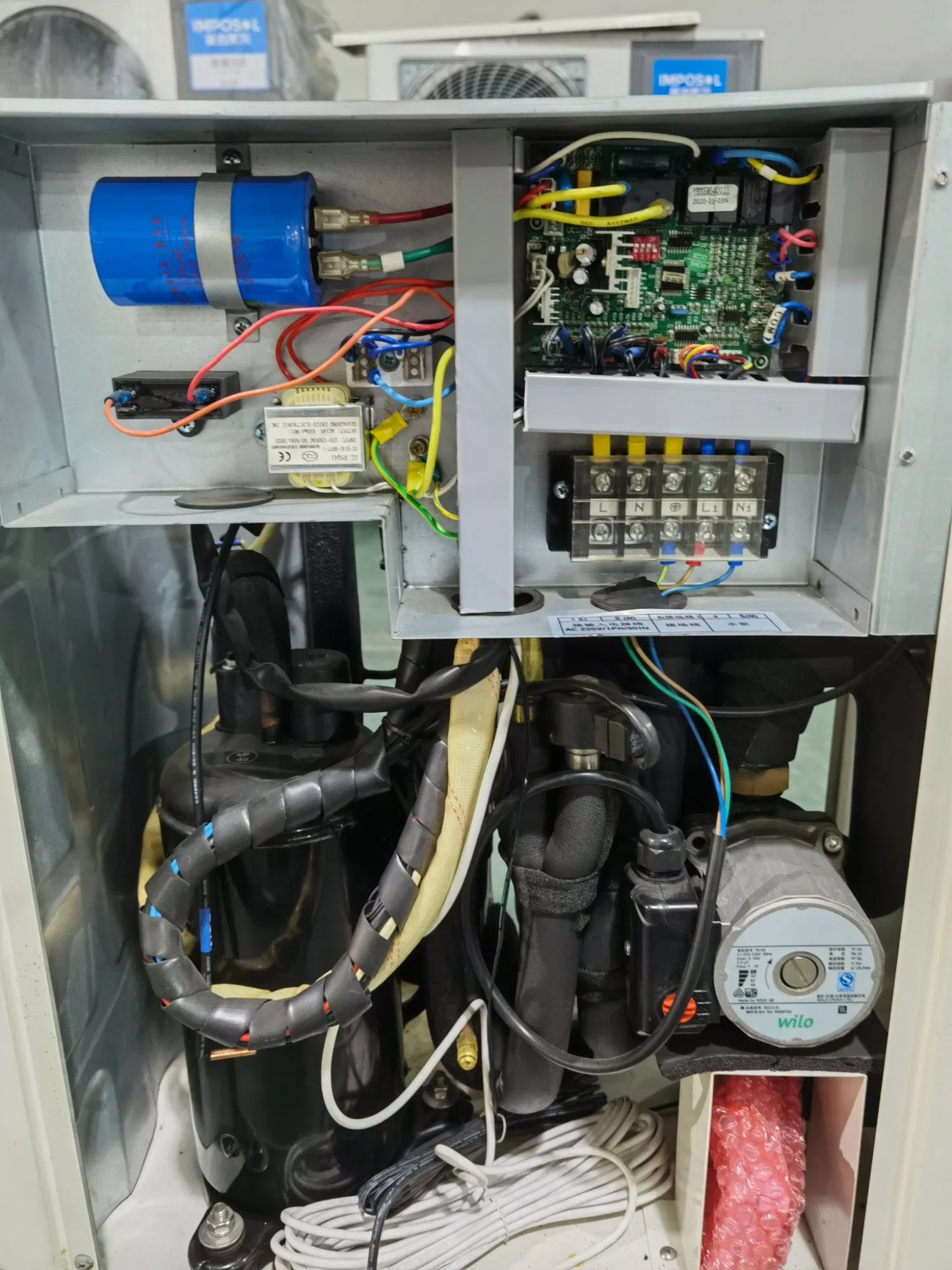 Imposol WiFi Domestic Water Heater Hot Water Recirculation Air Source Air to Water Heat Pump for Households