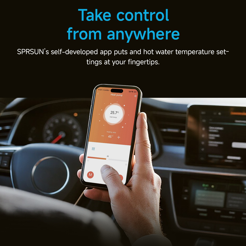 Domestic All in One Inverter Monoblock Hot Water Heat Pump for Home