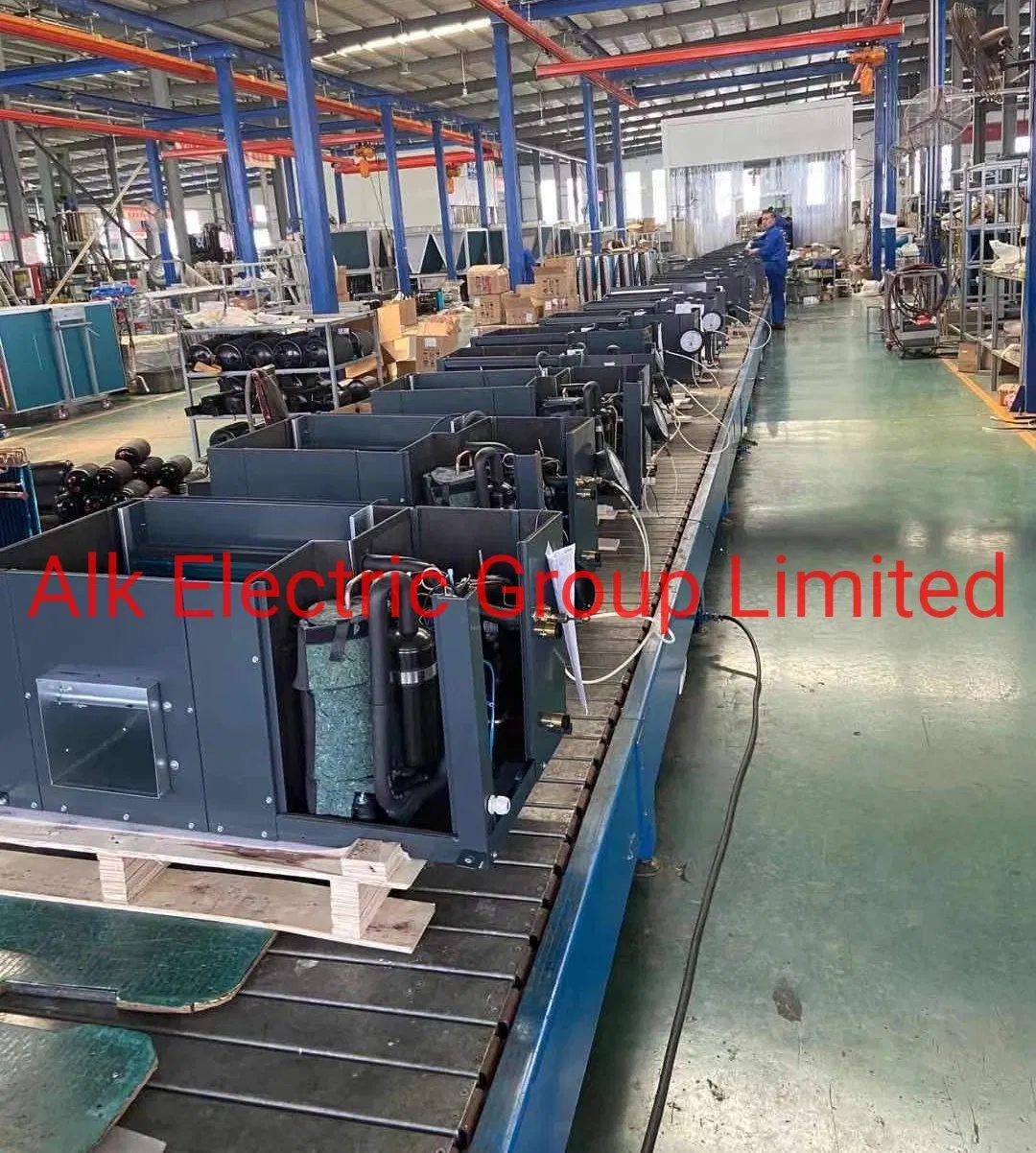 Ground Water Cooled Source Geothermal Commercial Package Air Duct Cooling Heating Air Conditioning System Heat Pump Manufacture