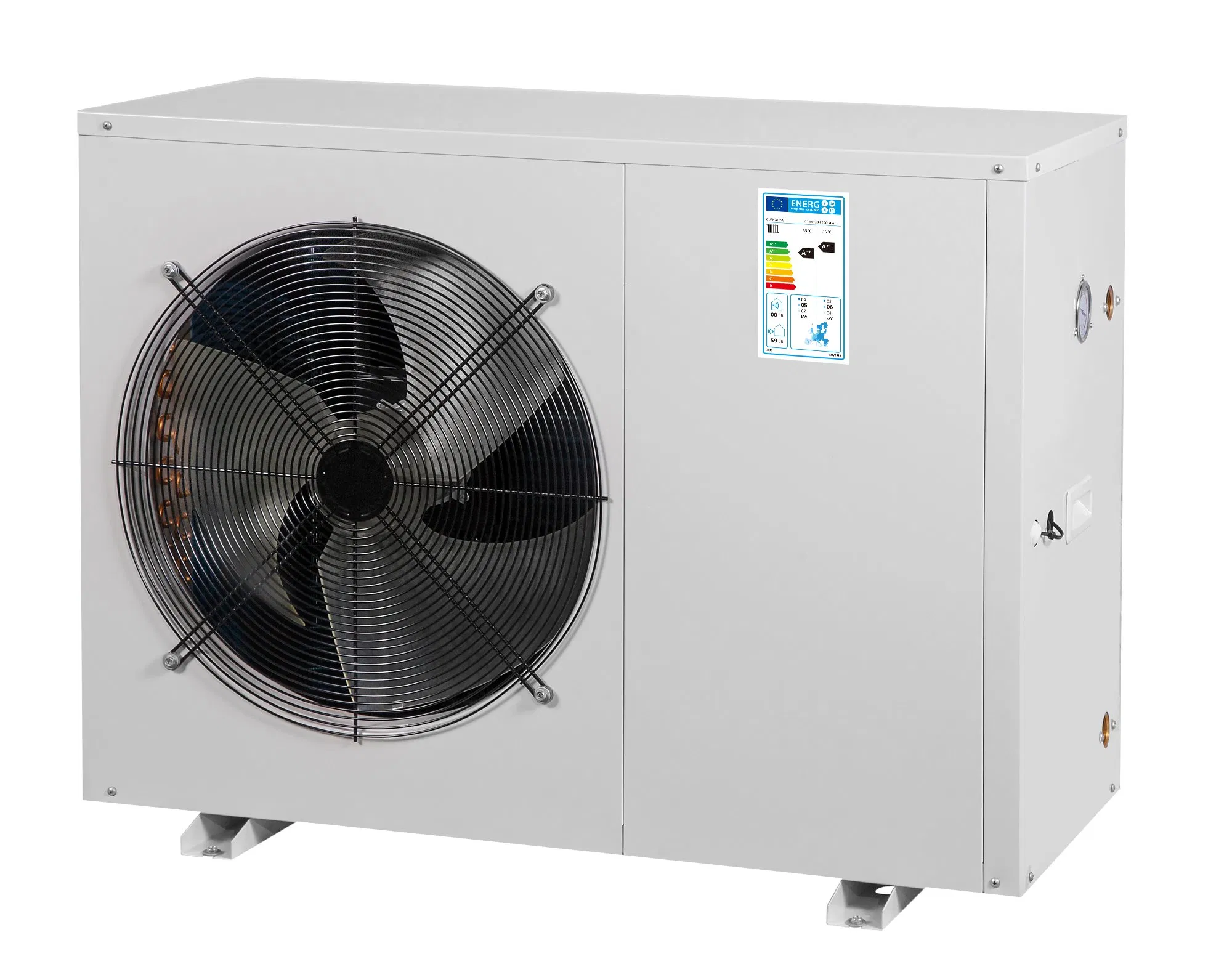 Air Source R32 DC Inverter Monoblock Heat Pump Air to Water 3 in 1 for Heating Cooling Domestic Hot Water a+++ WiFi Control