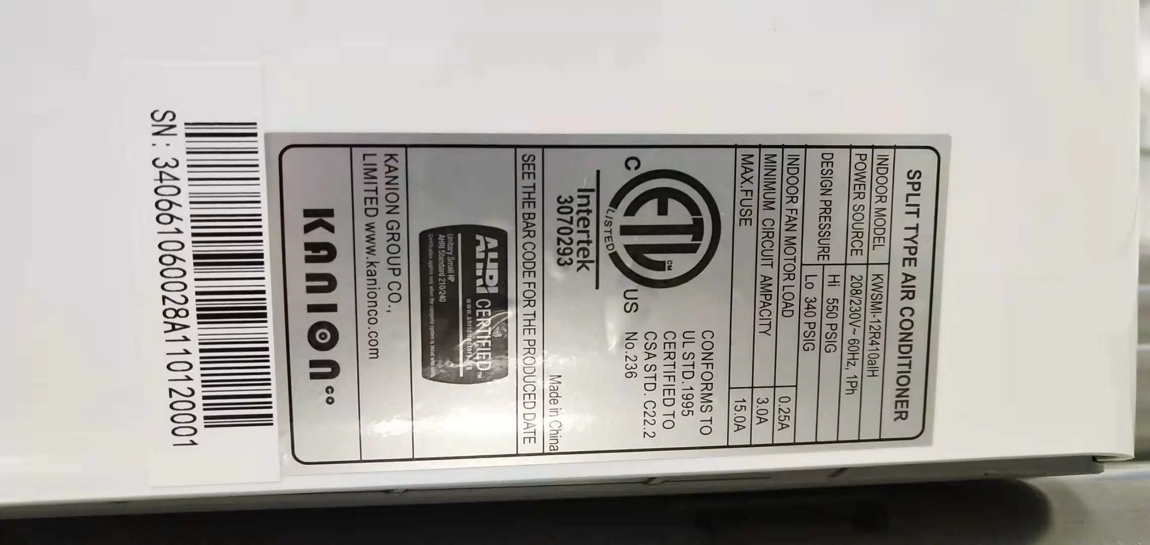 Inverter Mini Split Wall Split Mounted Type Heat Pump Seer21 Cooling and Heating 208-230V / 60Hz Air Conditioner