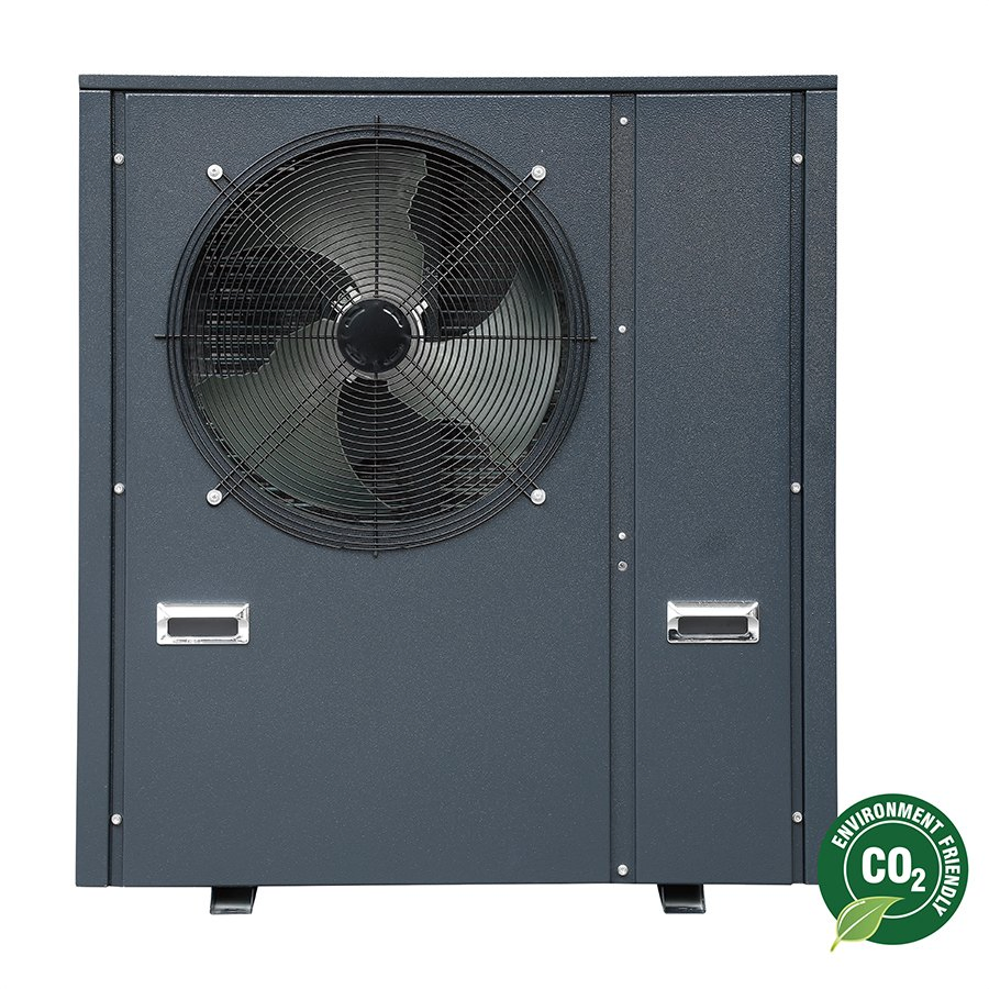 Energy Saving Room Heating Air to Water Heat Pump with CO2 Refrigerant