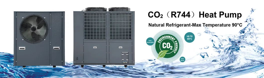 Natural Refrigerant R744 Atw Heat Pump