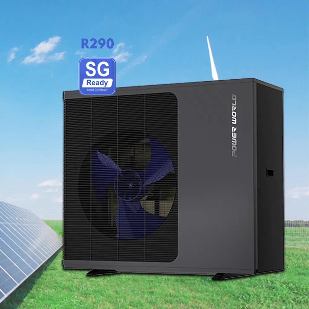 75c Hot Water High Temperature Reversible 20kw Inverter Heat Pump