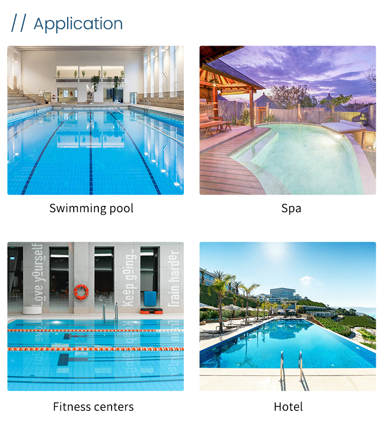 Commercial SPA Swimming Pool Heat Pump Water Heater with WiFi Remote Control with Heating Capacity 50kw 12HP