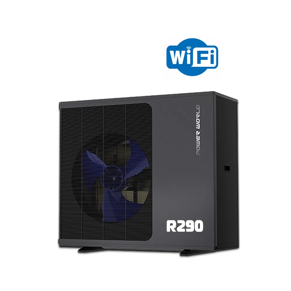 WiFi Control 5 Inch LCD Display New Energy Air Heat Pump