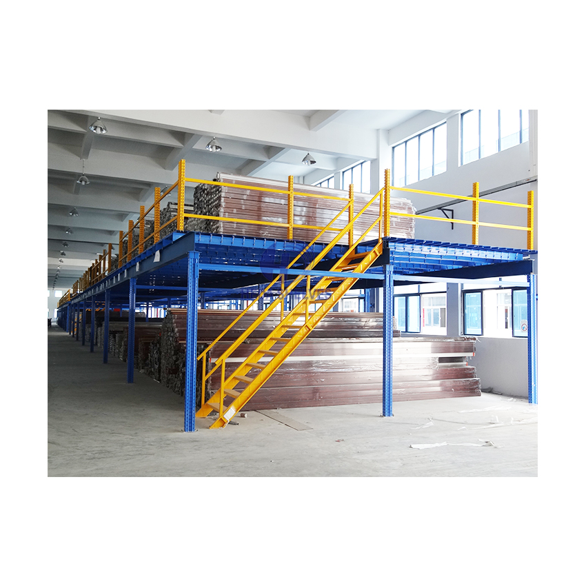 HEDA Mezzanine Floor Racking System Heavy Duty Steel Mezzanine Platform Multi-Level Warehouse Storage Mezzanine Racking System