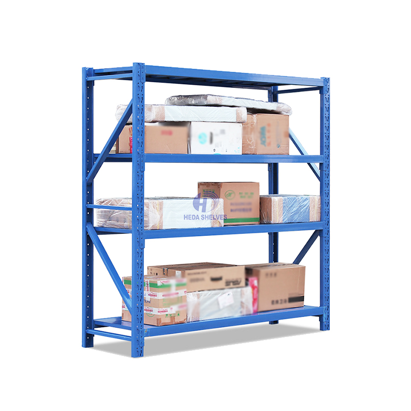 HEDA 5 Layer Multi-Level 2000*600*2000mm Longspan Steel Shelving Medium Duty Stacking Racks Heavy Duty Durable Anti-Rust Rack