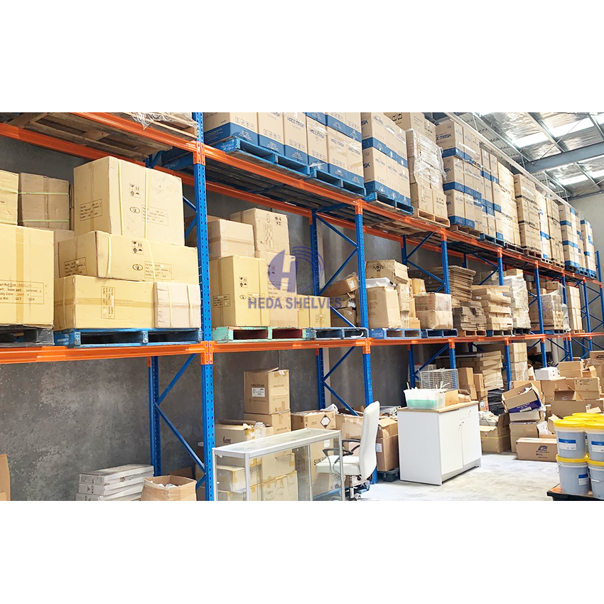 Customizable Heavy Duty Steel Pallet Stacking Rack 1500 Heavy Duty Pallet Racking for 1000kg-3000kg Per Level Capacity