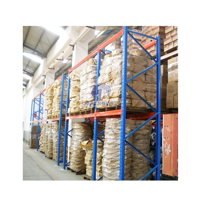 Warehouse Rack System Steel Pallet Rack Heavy Duty Pallet Rack System for Industrial Storage with Durable Steel Construction