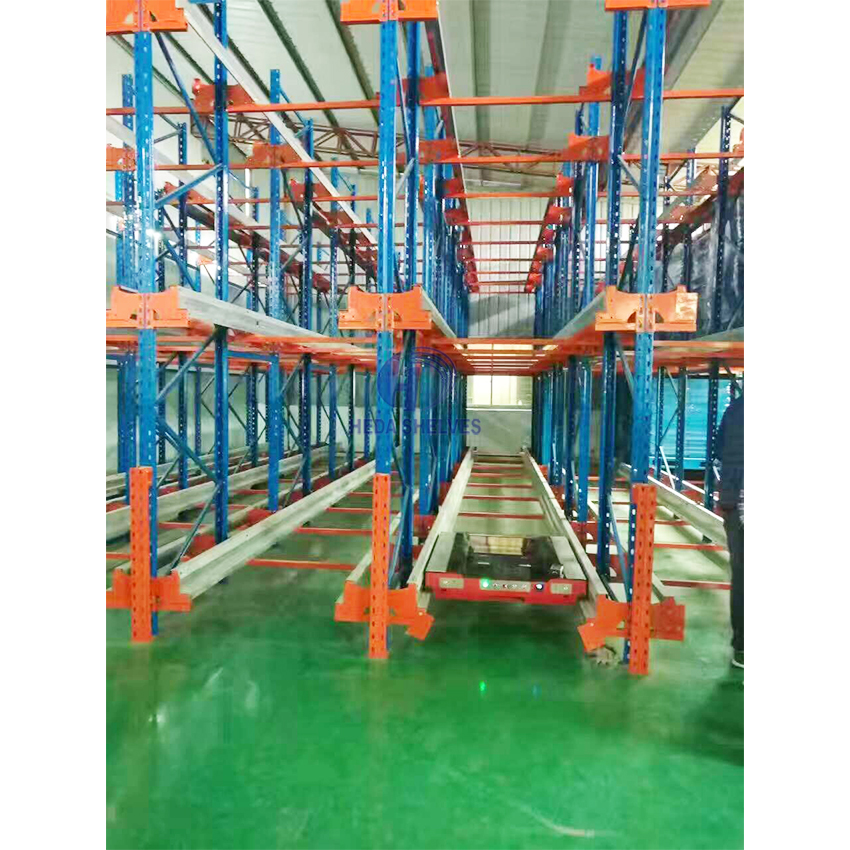 HEDA Shelves Industrial Drive in Pallet Racking System Warehouse High-Capacity Pallet Storage Drive-In Thru LIFO/FIFO System